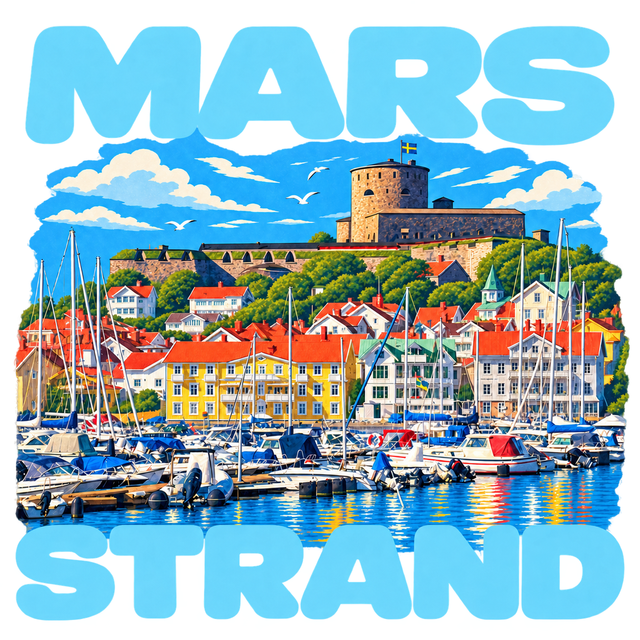 Marstrand — grafiskt tryck
